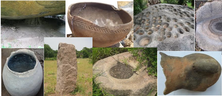 Objets archéolologiques du site de Moutourwa-Badjava